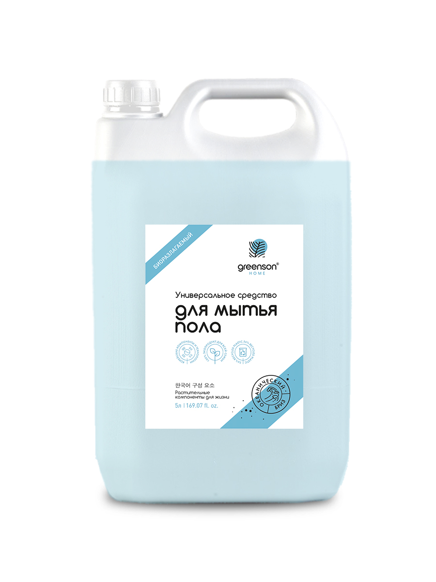 

Средство для мытья полов Greenson Океанический бриз 5 л