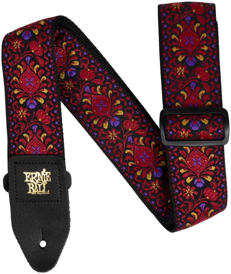 ERNIE BALL 5369 Jacquard Crimson Royal Bloom - Ремень для гитары