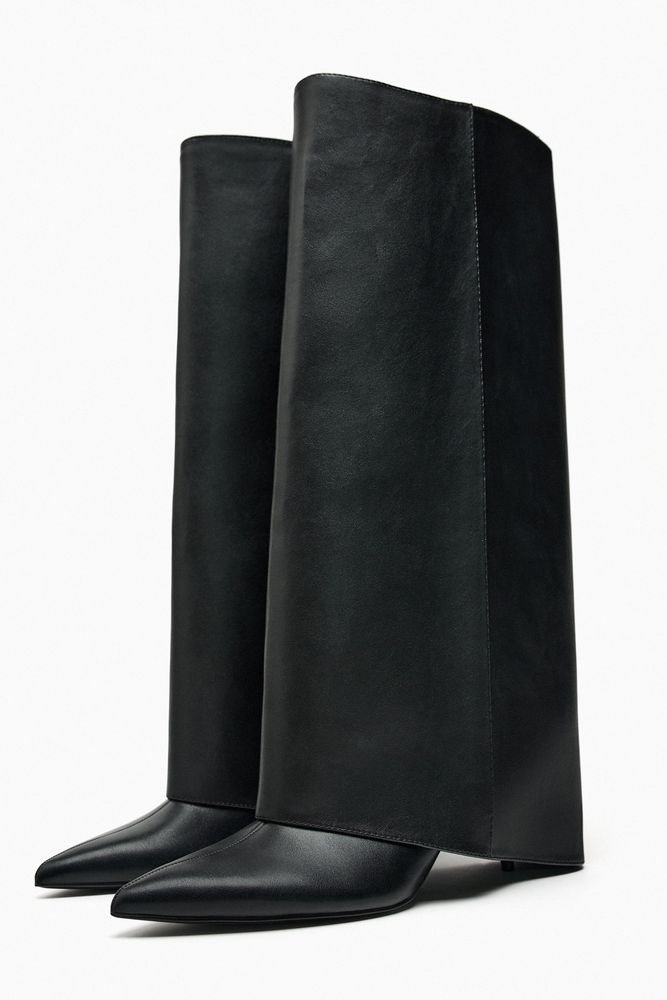 

Сапоги женские ZARA 130192108 черные 35 EU, 130192108