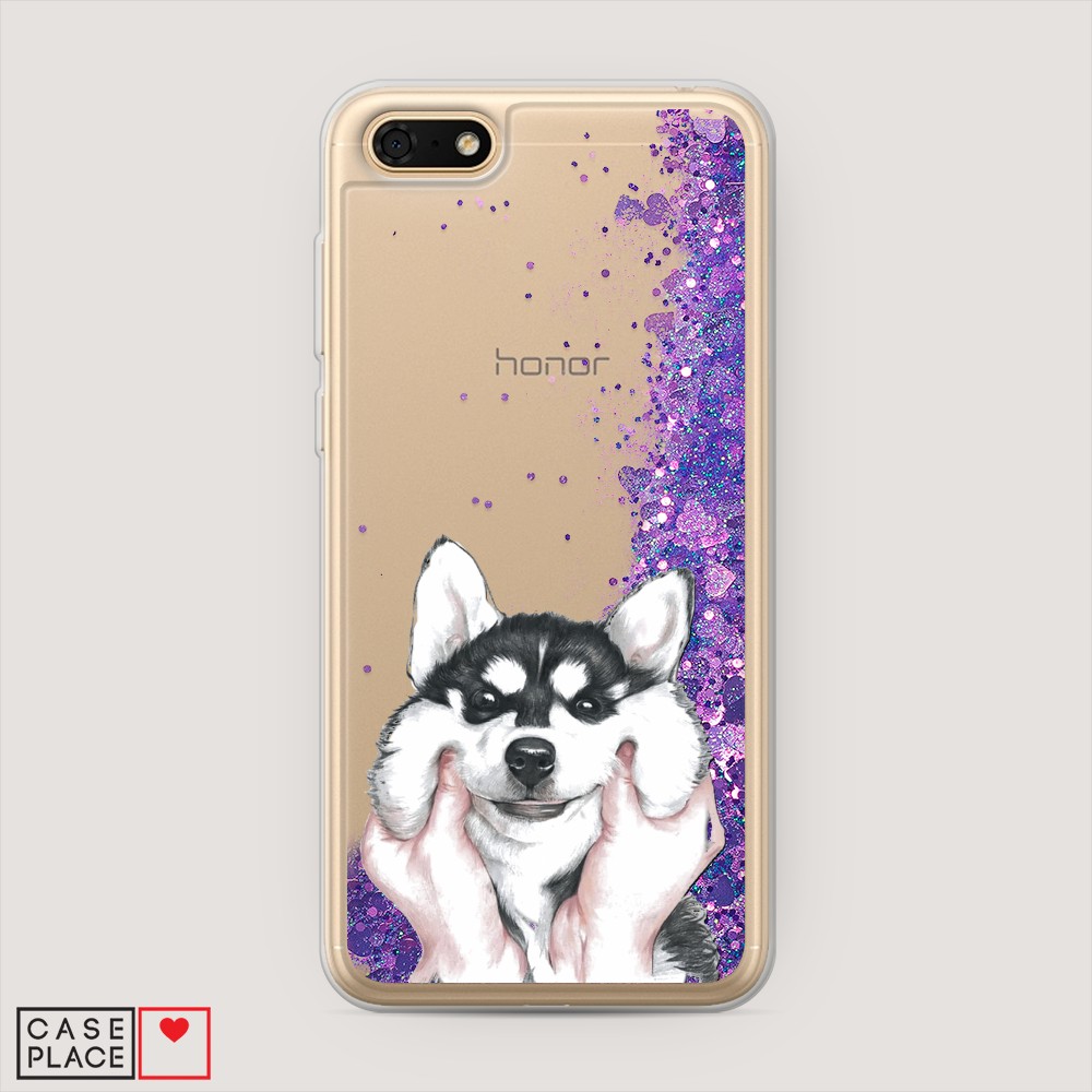 

Чехол Awog на Honor 7A/Y5 Prime 2018/Y5 2018 "Щечки хаски", Разноцветный, 65292-1