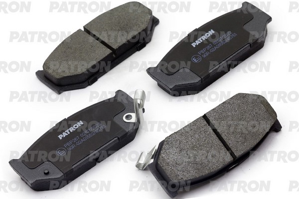 

Колодки тормозные дисковые перед SUZUKI Swift 06- PATRON PBP267