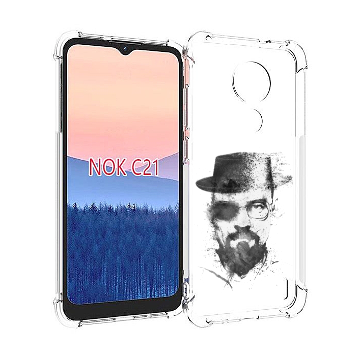 

Чехол MyPads загадочный человек для Nokia C21, Прозрачный, Tocco