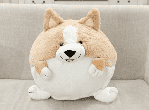 

Мягкая игрушка Корги круглая огромная