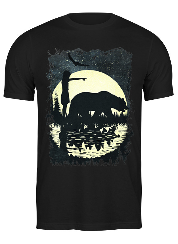 

Футболка мужская Printio Moon freinds черная 2XL, Черный, Moon freinds