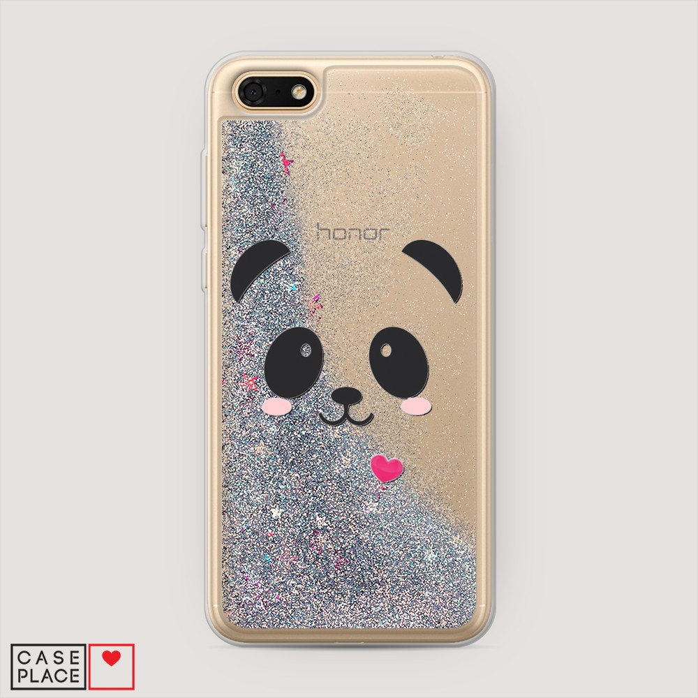 

Чехол Awog на Honor 7A/Y5 Prime 2018/Y5 2018 "Влюбленный панда контур", Разноцветный, 65291-1