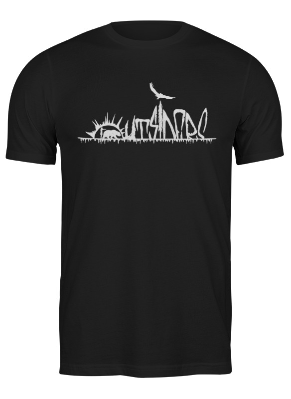 

Футболка мужская Printio Outsiders черная 2XL, Черный, Outsiders