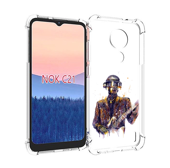 

Чехол MyPads космо-гитарист для Nokia C21, Прозрачный, Tocco