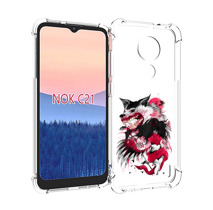 

Чехол MyPads красная шапочка для Nokia C21, Прозрачный, Tocco