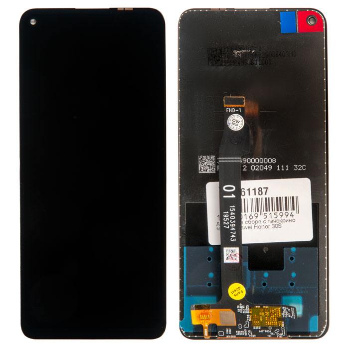 

Дисплей Honor 30s (CDY-NX9A) для смартфона Honor 30s черный, Honor 30s (CDY-NX9A)