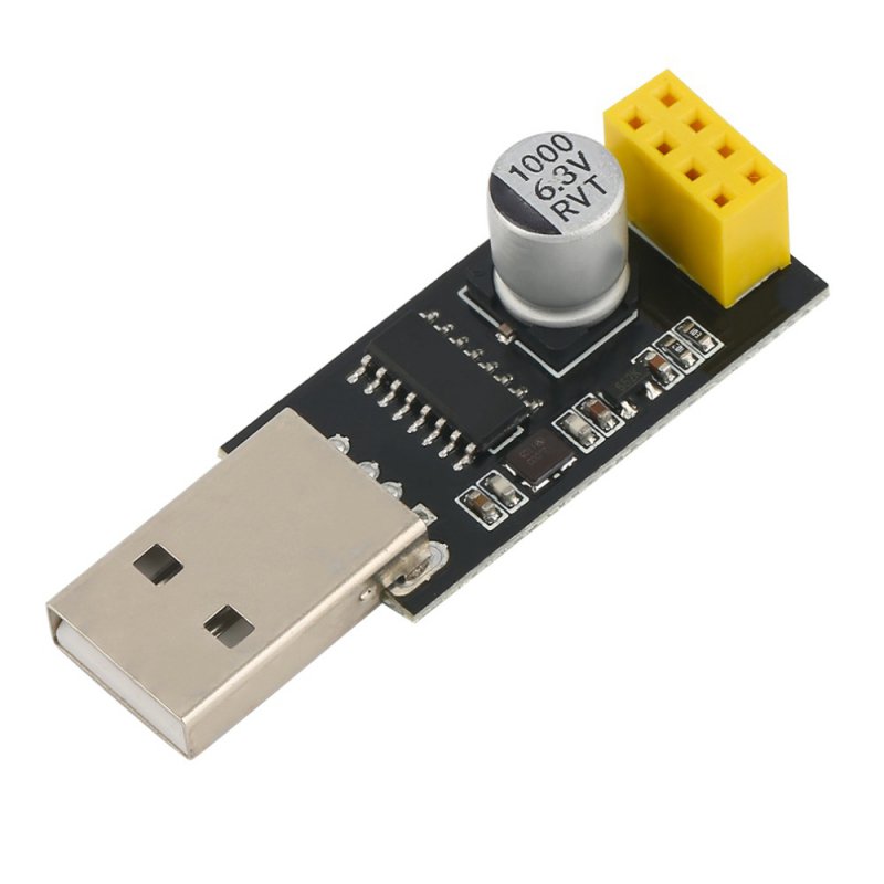 

Преобразователь USB - UART для Wi-Fi модуля ESP-01, Серый