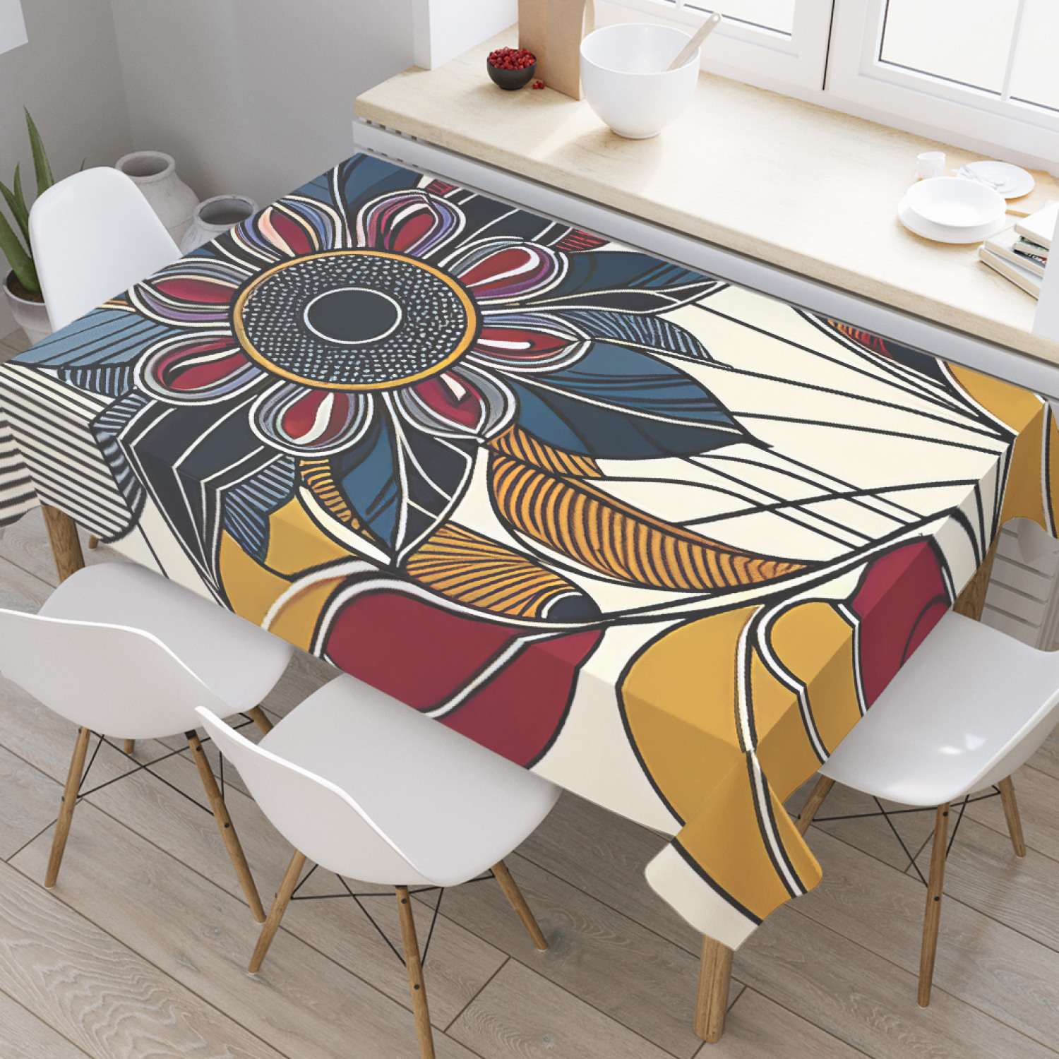 

Скатерть JoyArty Необычный бутон 180х145, tcox_sd2805_180x145, Красный