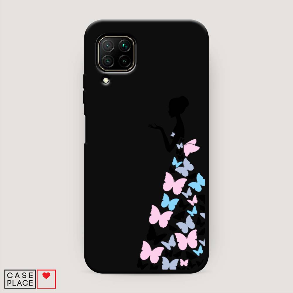 фото Чехол awog "платье из бабочек" для huawei nova 7i