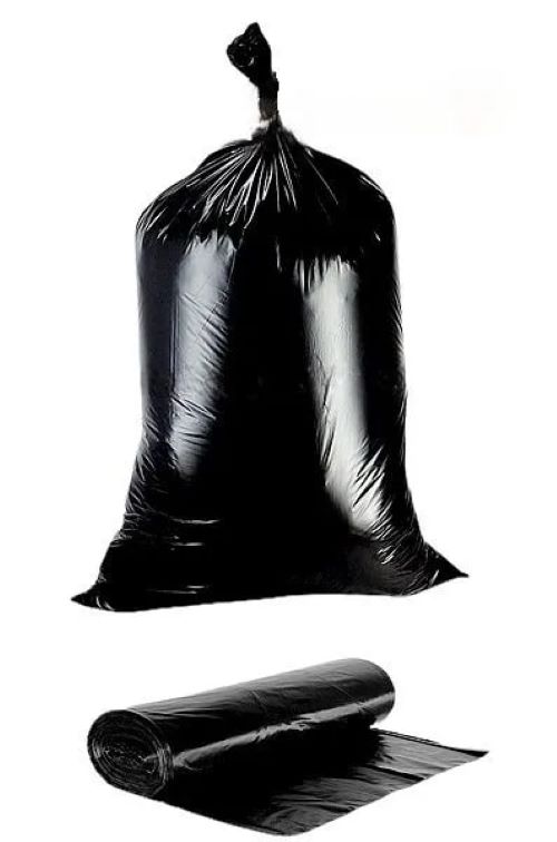 Пакеты для мусора ПНД 700ммх1100ммх100ммх35мкм черные 100 шт