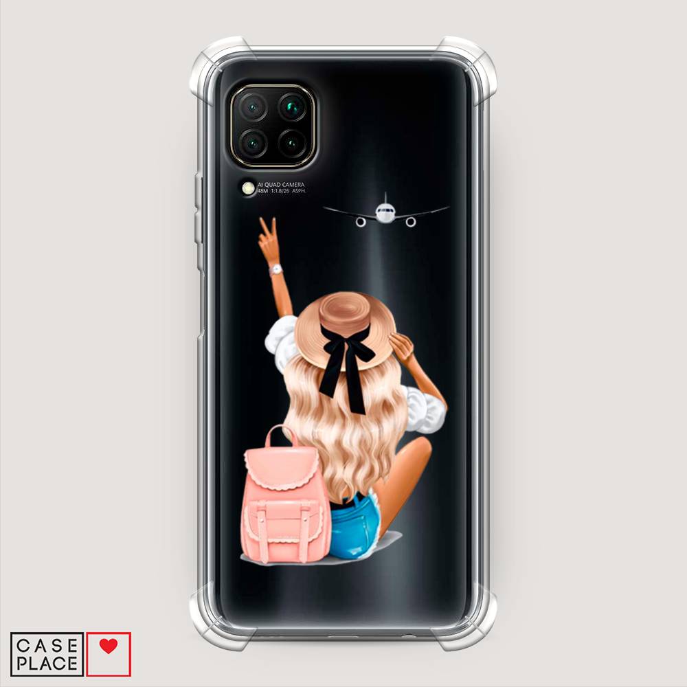 

Чехол Awog на Huawei Nova 7i "Автостопом самолетом", Разноцветный, 611851-1