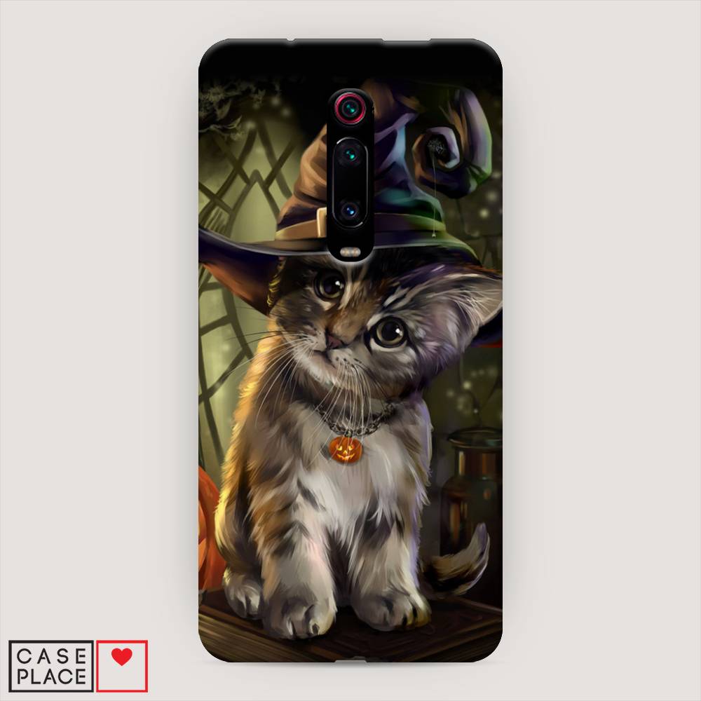 

Пластиковый чехол "Кот на Хэллоуин" на Xiaomi Mi 9T, 35720-1
