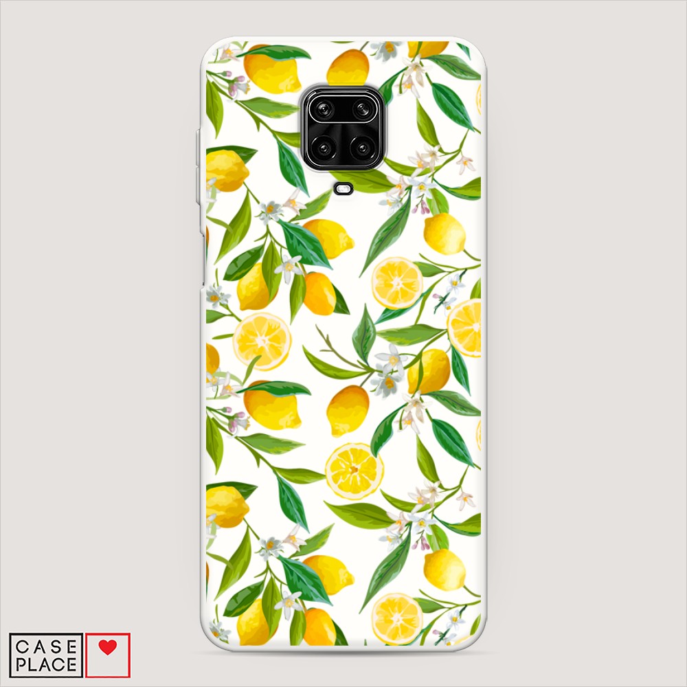 

Матовый силиконовый чехол "Сочные лимоны" на Xiaomi Redmi Note 9S, 37957-1