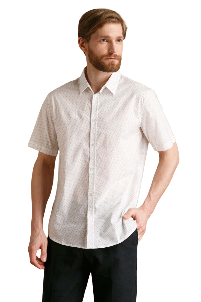 Рубашка мужская Baon B6822016 белая M