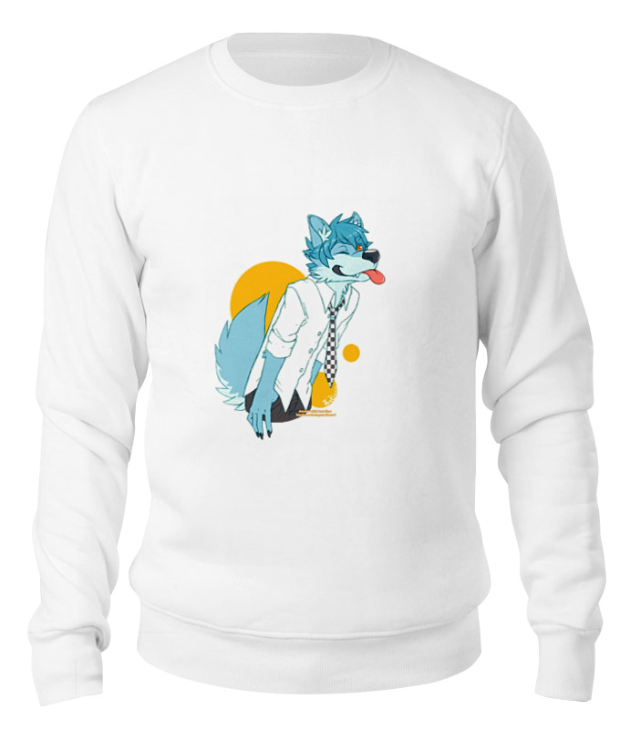 

Свитшот унисекс Printio Wolf teen белый L, Wolf teen