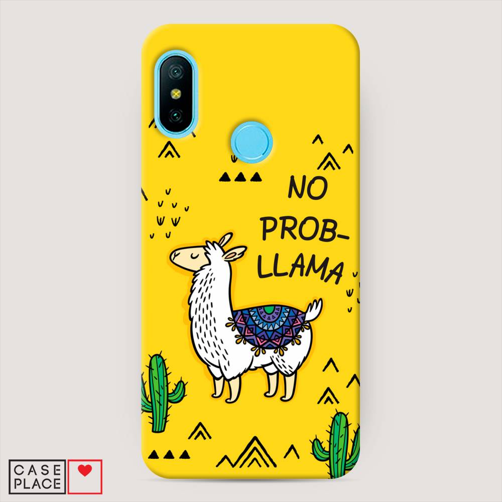 

Пластиковый чехол "No probLLama" на Xiaomi Redmi 6 Pro, 34020-1