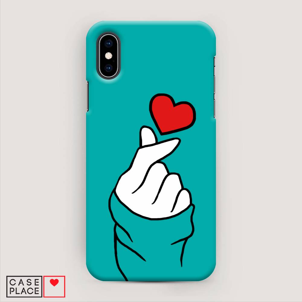 

Пластиковый чехол "Маленькое сердечко" на Apple iPhone XS (10S), 11820-5