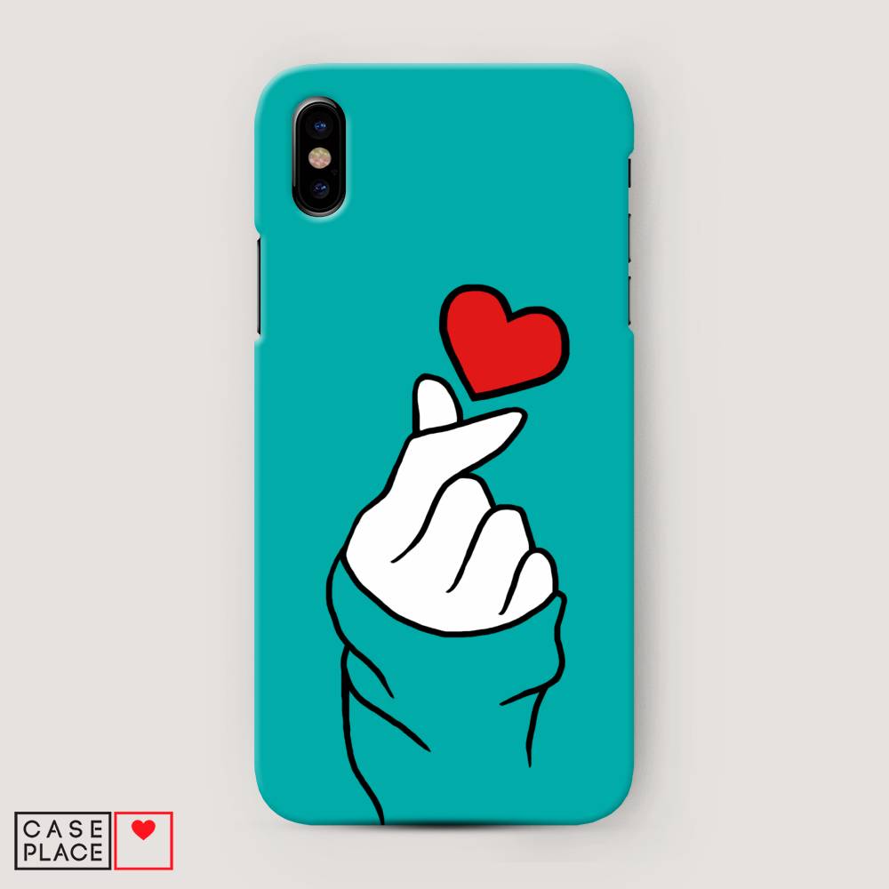 

Пластиковый чехол "Маленькое сердечко" на Apple iPhone XS Max (10S Max), 11920-5