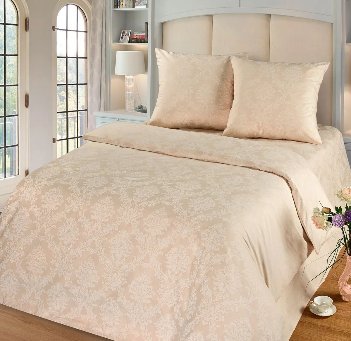 

Простыня Mercury Home «Нюд» 2 спальная 180x220 Поплин, Нюд
