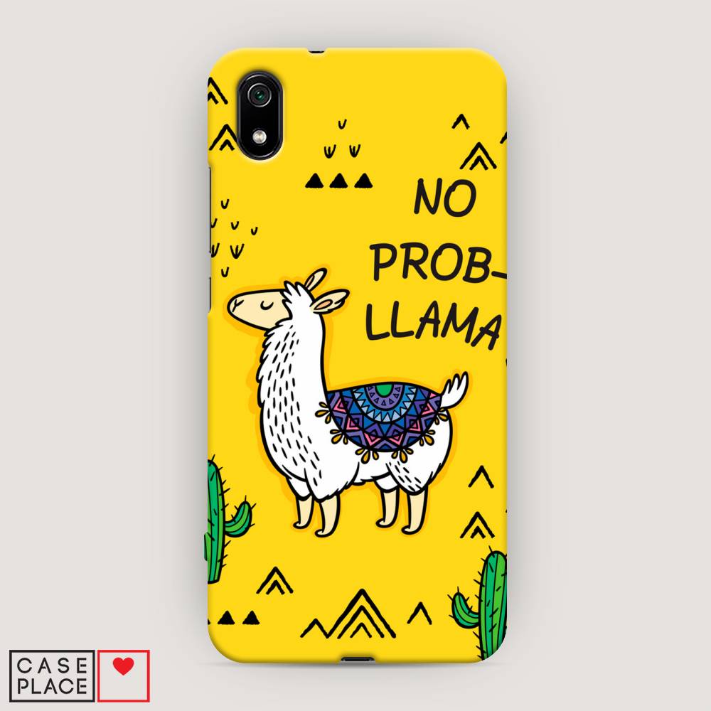 

Пластиковый чехол "No probLLama" на Xiaomi Redmi 7A, 35420-1