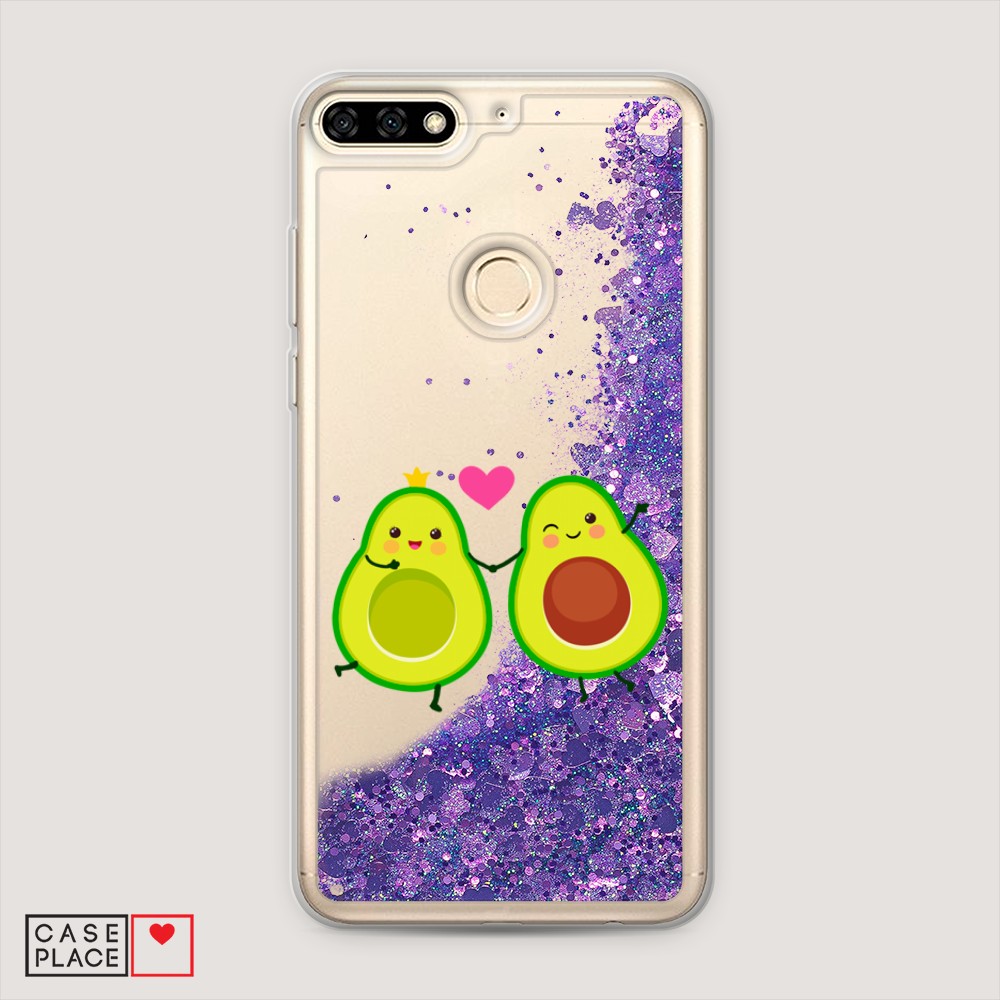

Чехол Awog на Honor 7C/7A Pro/Y6 Prime 2018 "Авокадо любят", Разноцветный, 64592-1