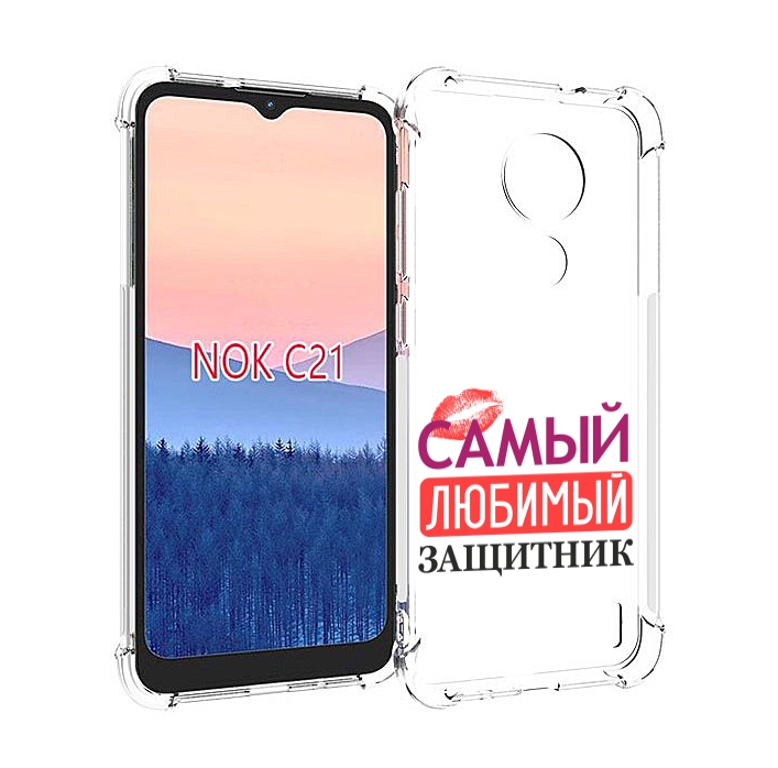 

Чехол MyPads любимый защитник для Nokia C21, Прозрачный, Tocco