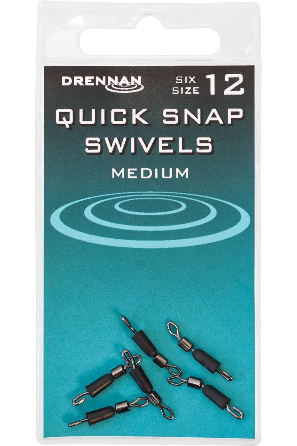 

Рыболовный вертлюг Drennan Quick Snap Swivel 9 кг, 6 шт., Quick Snap Swivel