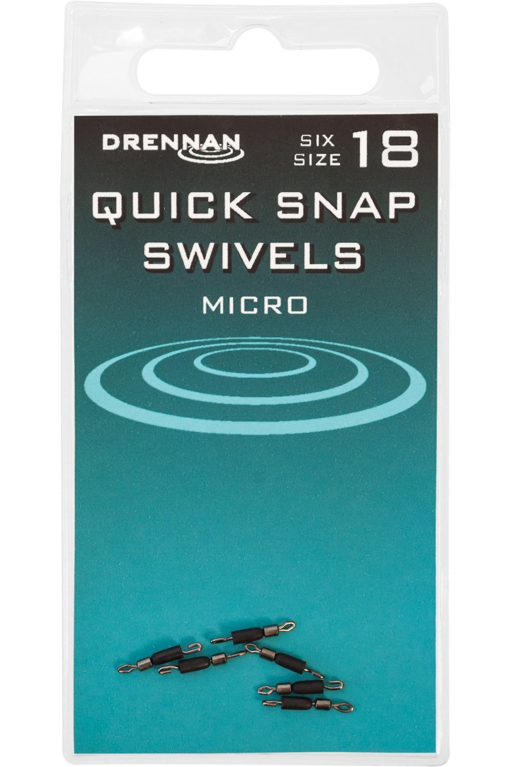 

Рыболовный вертлюг Drennan Quick Snap Swivel 2 кг, 6 шт., Quick Snap Swivel