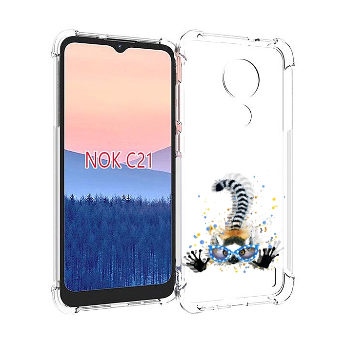 

Чехол MyPads лямур для Nokia C21, Прозрачный, Tocco