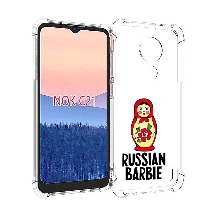 

Чехол MyPads матрешка для Nokia C21, Прозрачный, Tocco