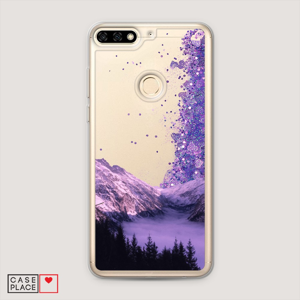 

Чехол Awog на Honor 7C/7A Pro/Y6 Prime 2018 "Горный туман", Разноцветный, 64592-1