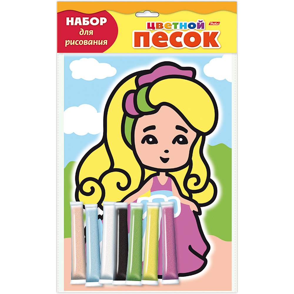 

Раскраска песком Hatber-Маленькая Фея- А5ф