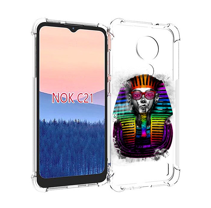 

Чехол MyPads модная богиня для Nokia C21, Прозрачный, Tocco