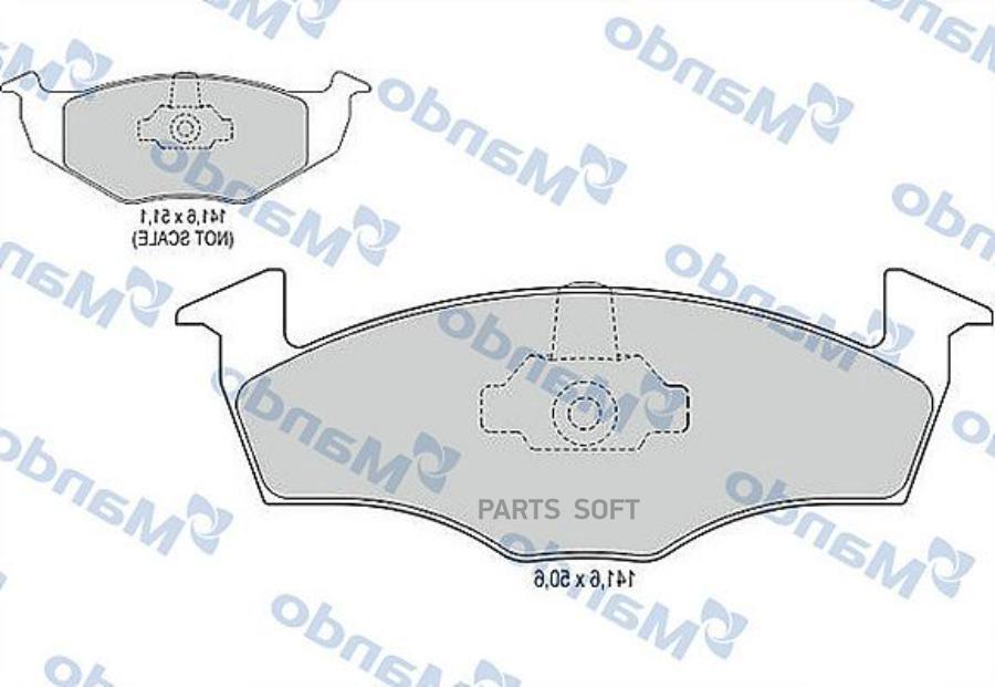 

Тормозные колодки Mando MBF015116