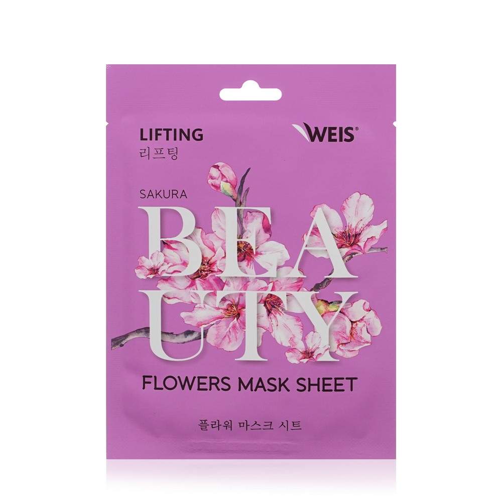 Маска для лица Weis Beauty Flowers Lifting с экстрактом сакуры 23г 79₽