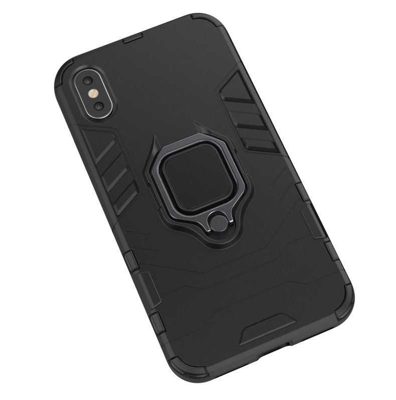 

Чехол-бампер MyPads для iPhone XR черный