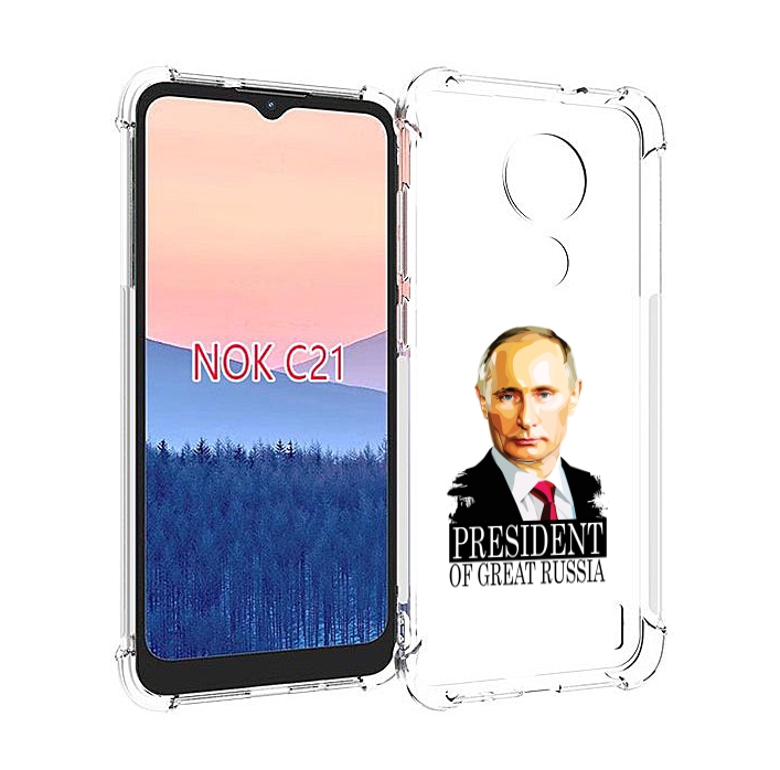 

Чехол MyPads Володька для Nokia C21, Прозрачный, Tocco