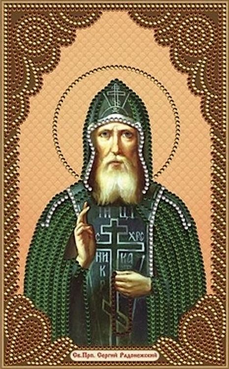 

Алмазная вышивка Painting Diamond «Святой Преподобный Сергий Радонежский»