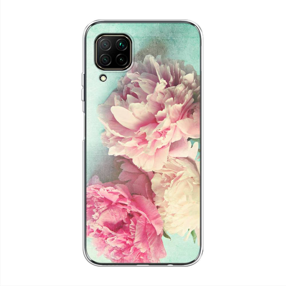 

Чехол Awog на Huawei Nova 7i "Пионы new", Разноцветный, 611850-8