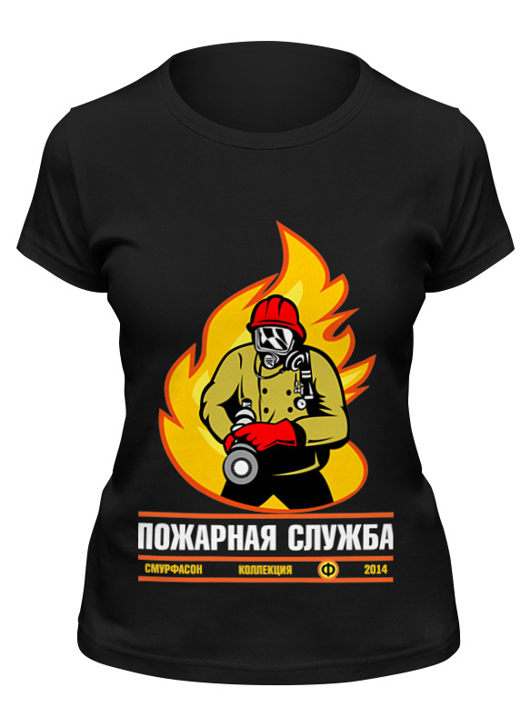 

Футболка женская Printio пожарная служба - оригинальная коллекция черная M, Черный, "пожарная служба" - оригинальная коллекция