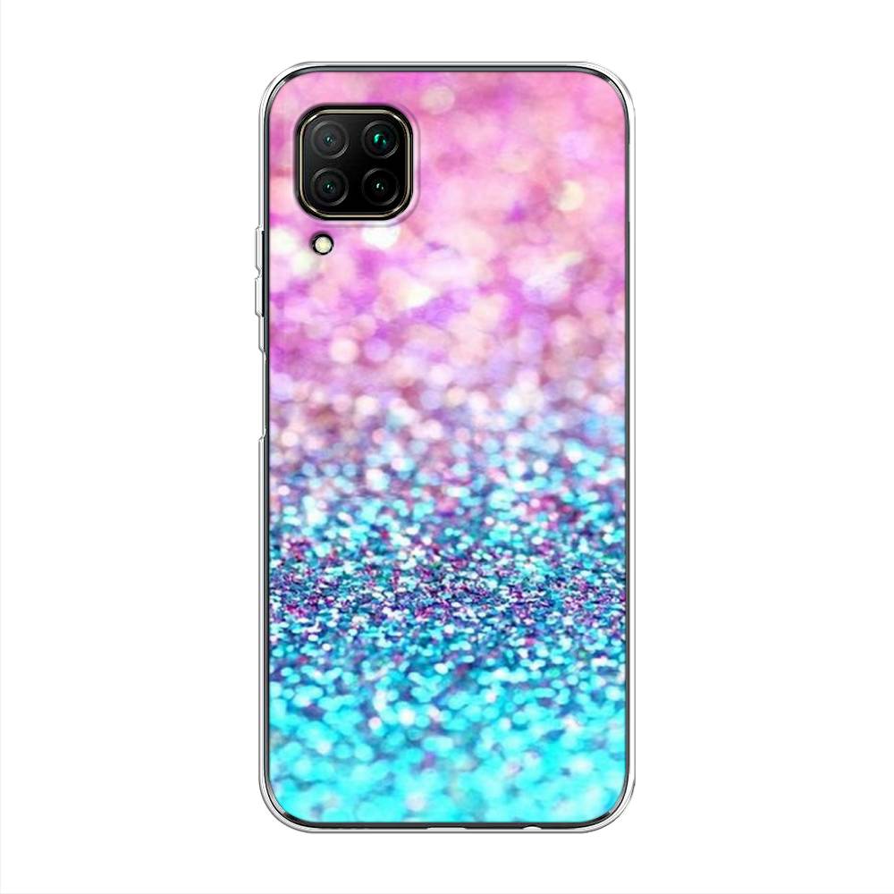

Чехол Awog "Розово-голубые глиттеры рисунок" для Huawei Nova 7i