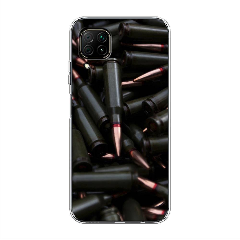 

Чехол Awog на Huawei Nova 7i "Пули черные", Разноцветный, 611850-5