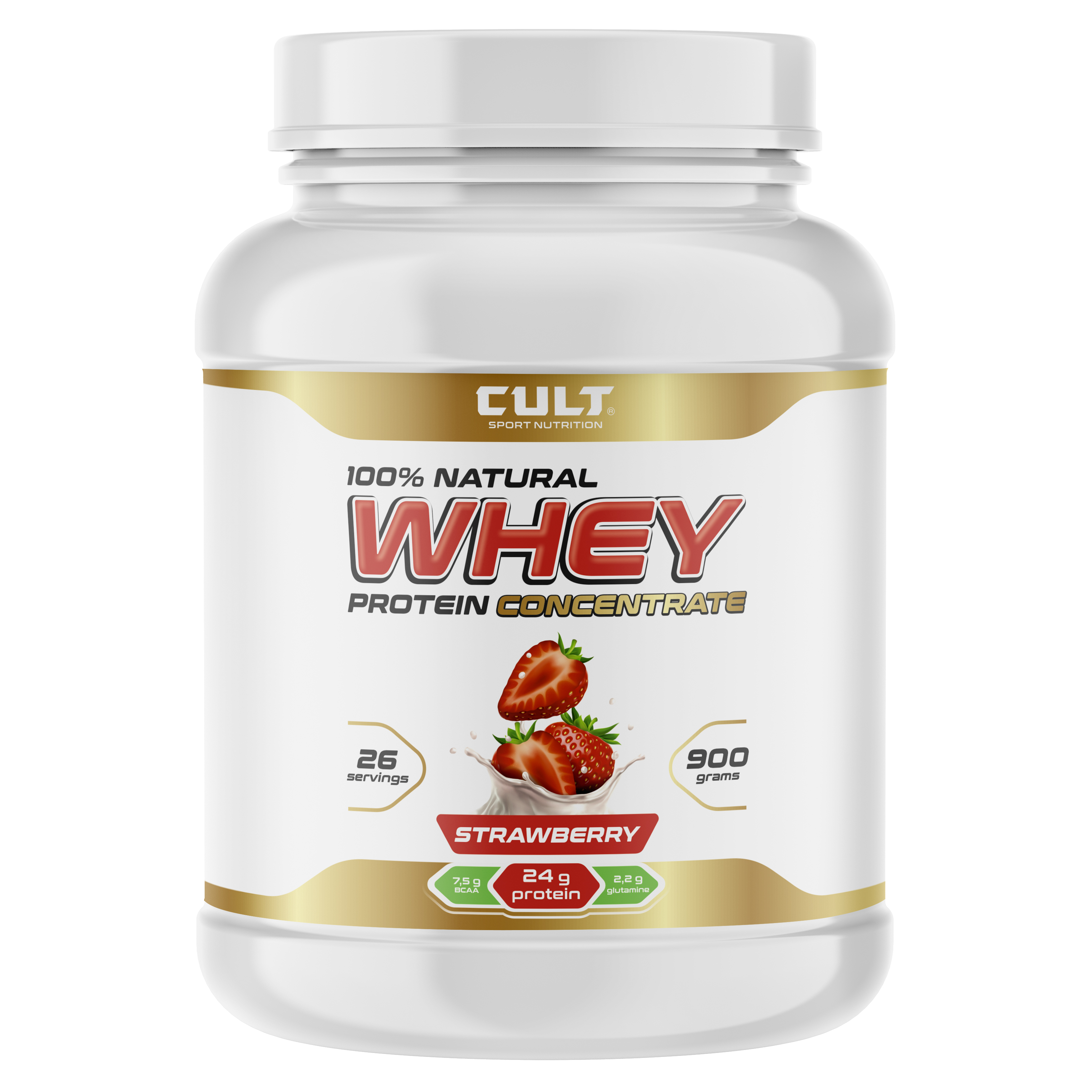 Cult 100% Whey Protein 75 - 900 грамм 4627198890105