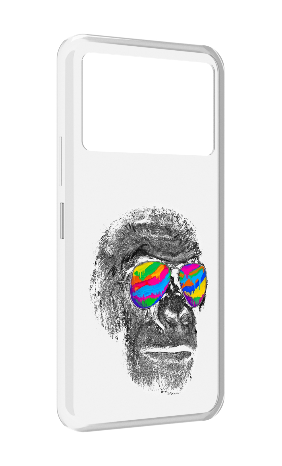 

Чехол MyPads крутая обезьяна в очках для Infinix NOTE 12 VIP (X672), Прозрачный, Tocco