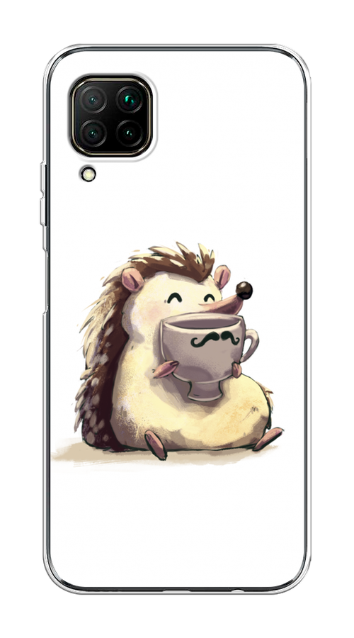 

Чехол Awog на Huawei Nova 7i "Еж кофеман", Разноцветный, 611850-10