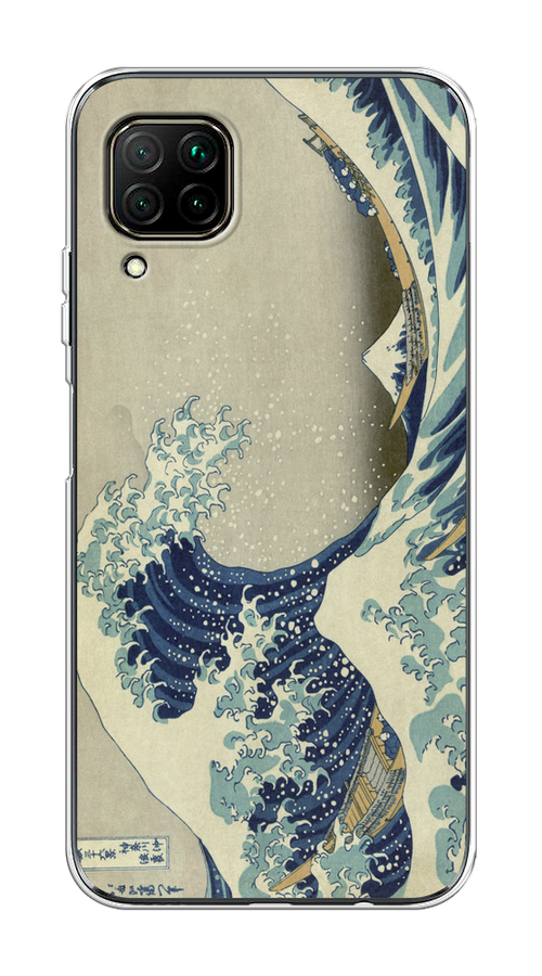 

Чехол Awog на Huawei Nova 7i "Большая волна в Канагаве", Разноцветный, 611850-9