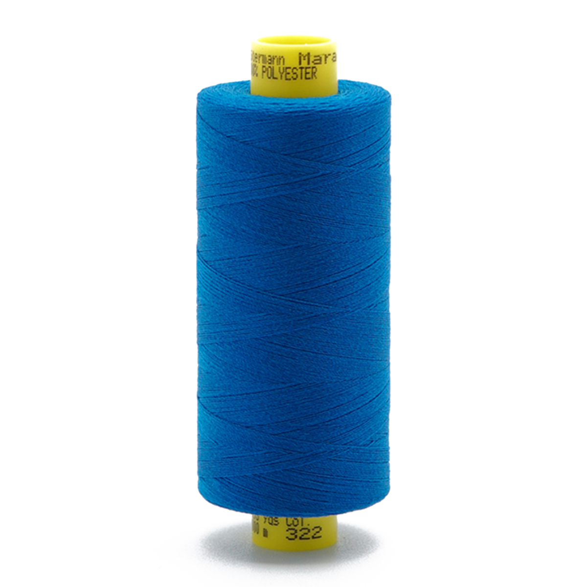 

Нитки для тонких тканей Gutermann Mara 150, 1000 м, полиэстер (322 лазурно-синий), 10 шт